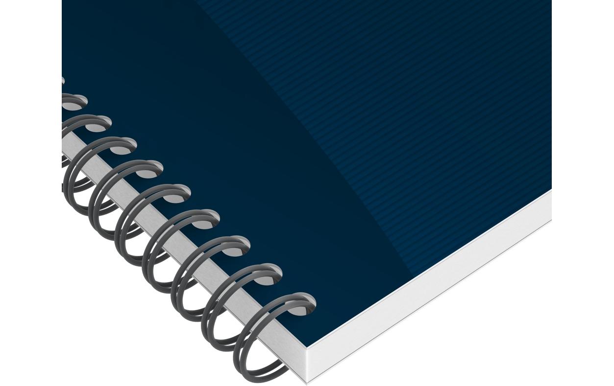 Elba Oxford Spiralheft – A4 – Liniert – 90 Seiten – 90 g/m² – Spiralbindung – Schwarz