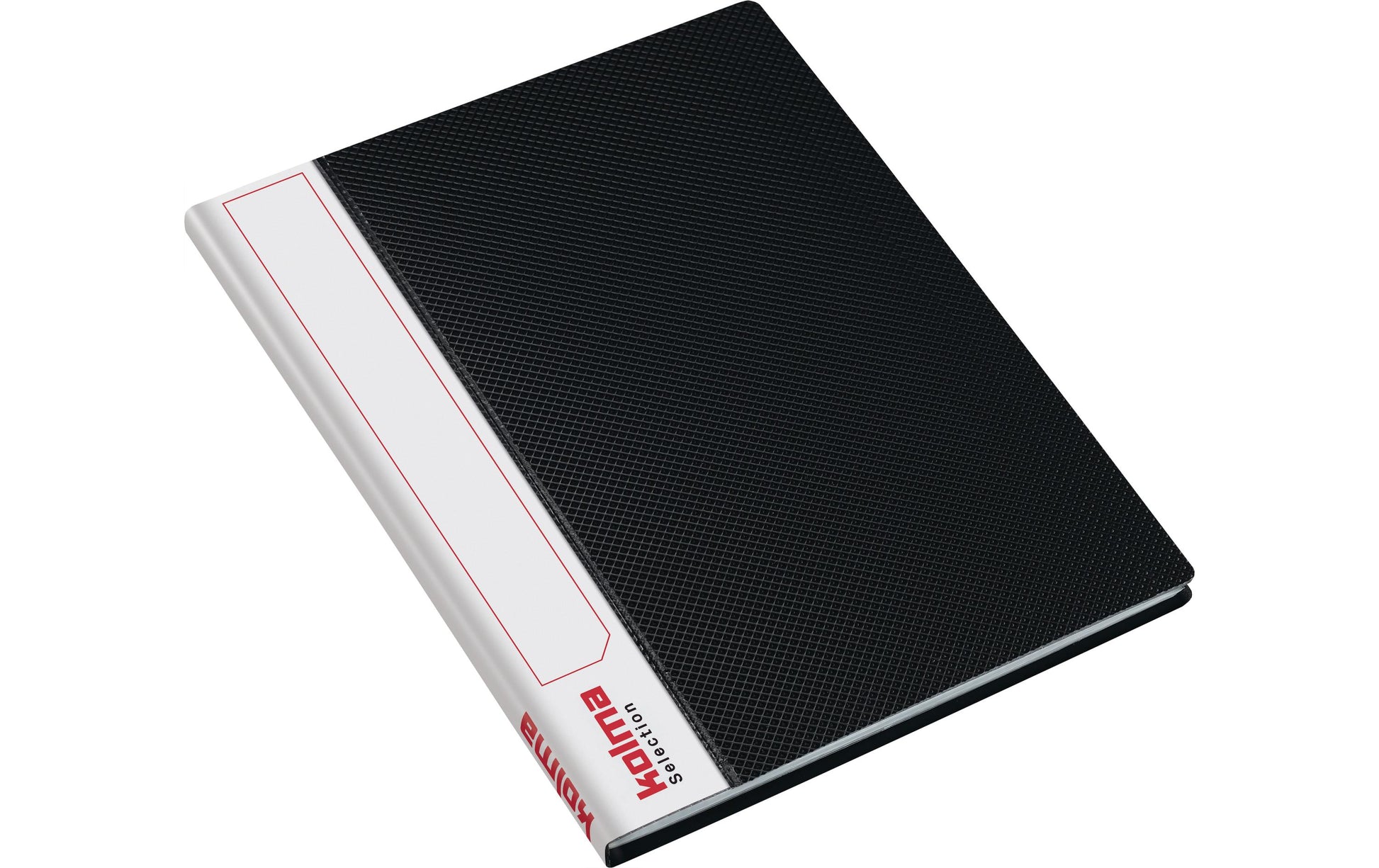 Kolma Sichtbuch Selection – 20 Sichttaschen, A5, glatt, glänzend, schwarz, Kunststoff