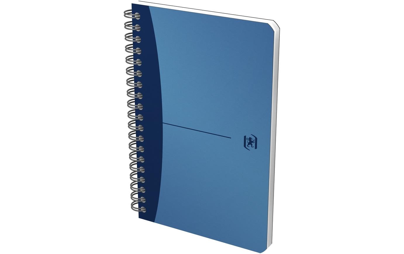 Elba Collegeblock Urban Mix, Spiralbindung, 90 Blatt, 90 g/m² – farbig sortiert (blau, grün, rot, lila)
