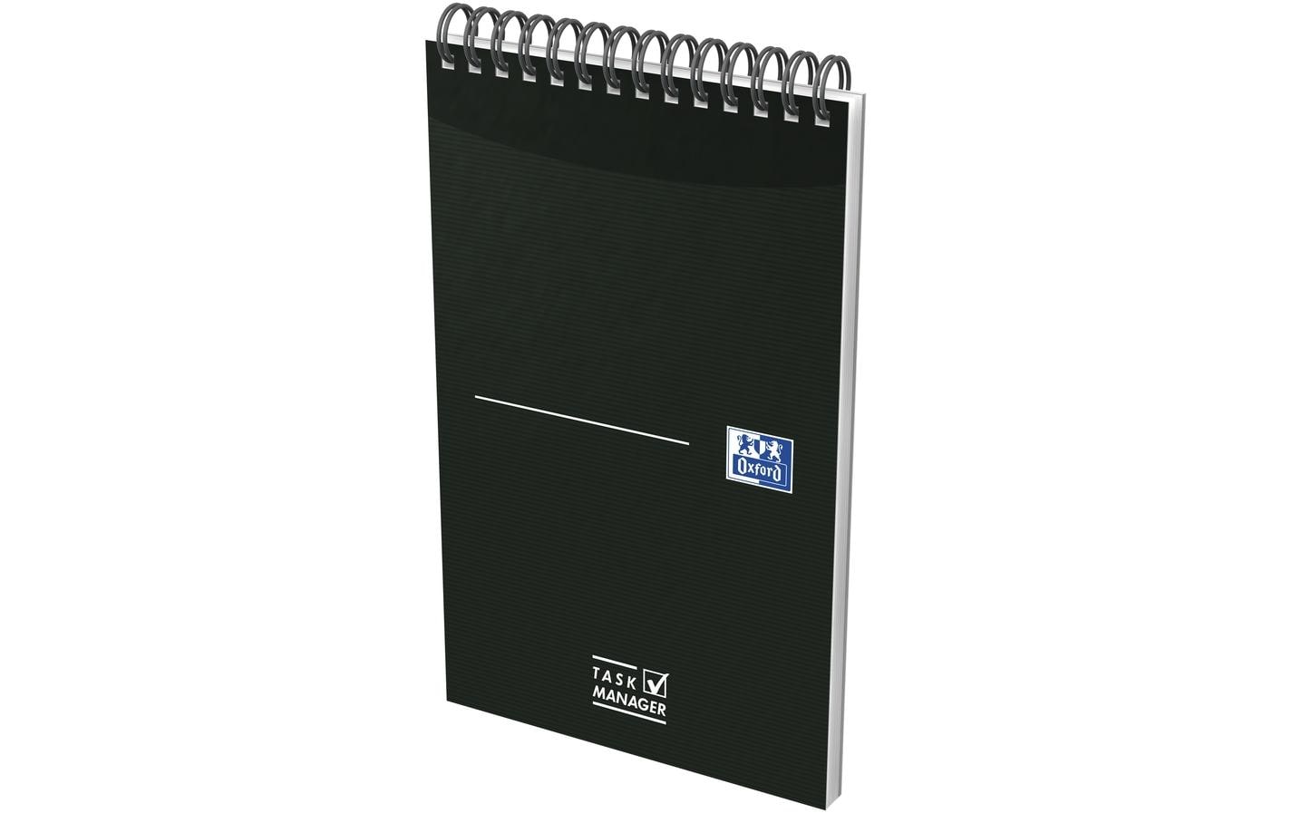 Oxford Spiralbuch – 125 × 200 mm – laminiertes Softcover, Kopfzeile & Datumsfeld, violett, schwarz