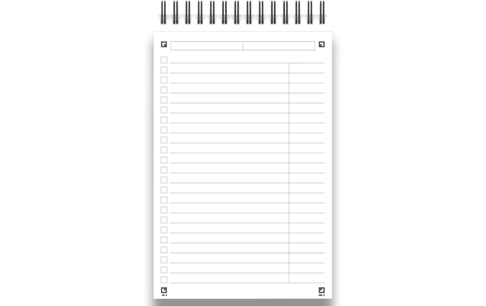 Oxford Spiralbuch – 125 × 200 mm – laminiertes Softcover, Kopfzeile & Datumsfeld, violett, schwarz