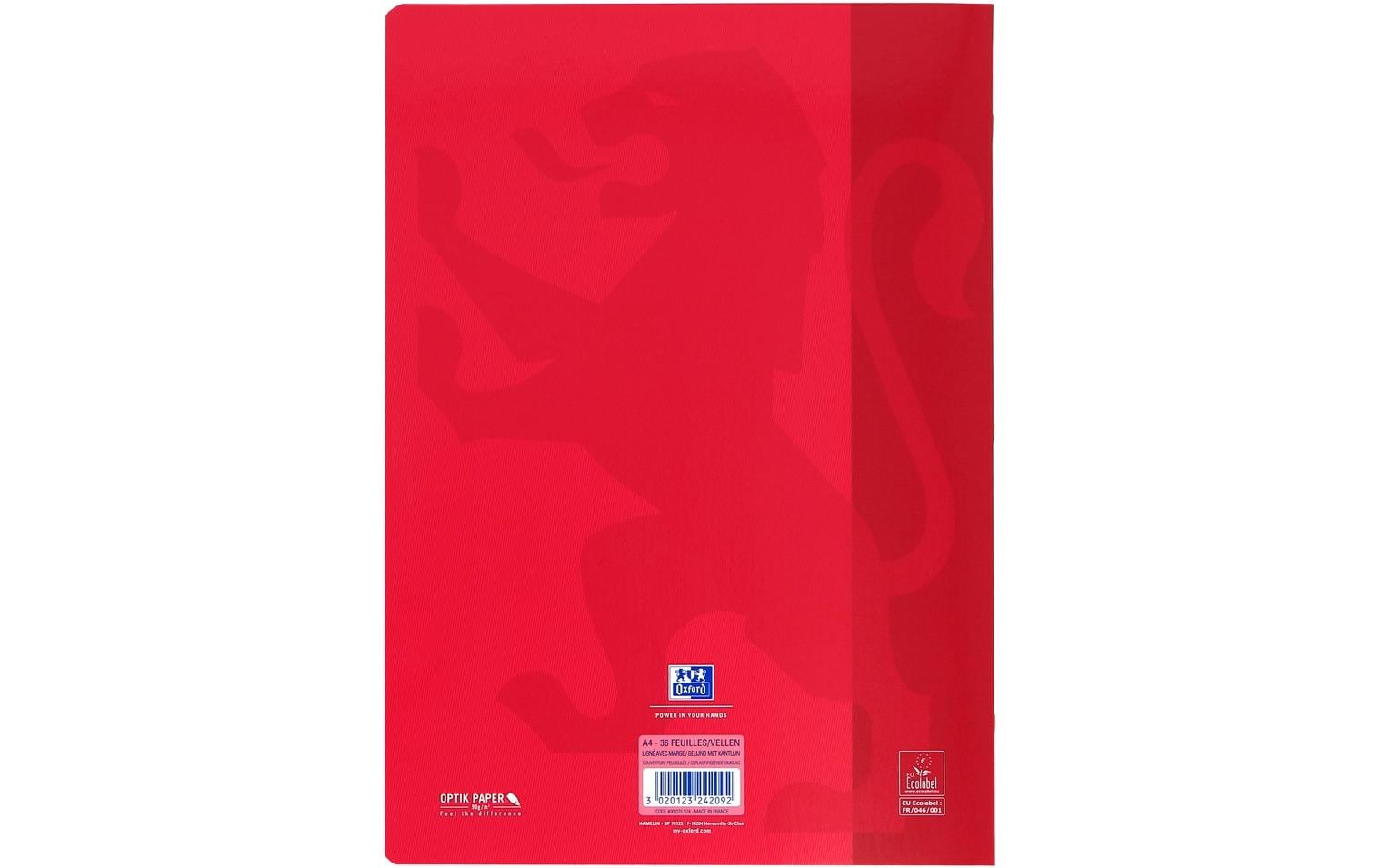 Oxford Schulheft – A4 – liniert – 72 Seiten – 90 g/m² – gebunden, türkis
