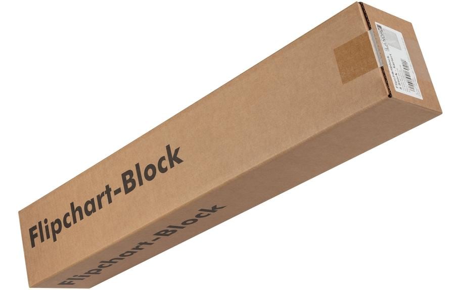 Landré Flipchartblock kariert – 65 × 98 cm, 20 Blatt, 5er Pack, 80 g/m²