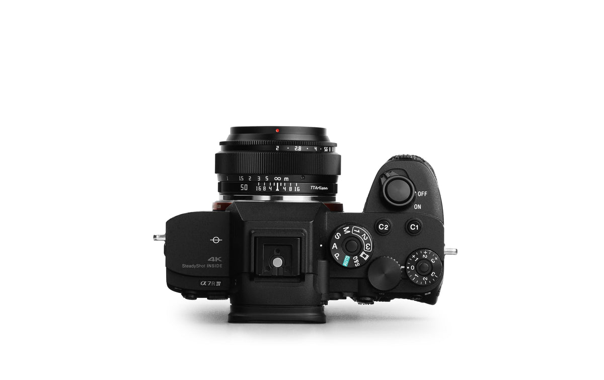 TTArtisan F5020-B-E 50 mm f/2 Objektiv – Sony E – für Sony A7, A7 II, A7 III und andere