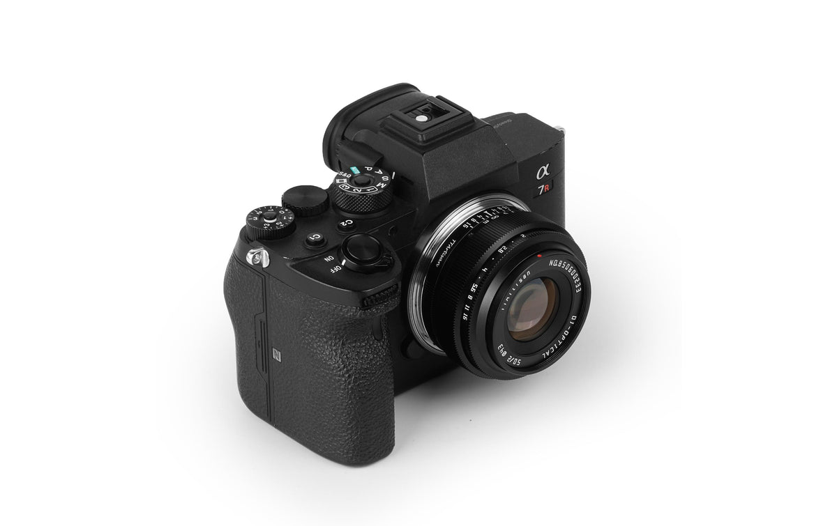 TTArtisan F5020-B-E 50 mm f/2 Objektiv – Sony E – für Sony A7, A7 II, A7 III und andere
