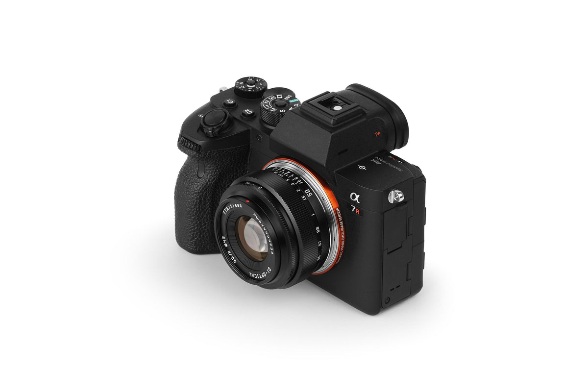TTArtisan F5020-B-E 50 mm f/2 Objektiv – Sony E – für Sony A7, A7 II, A7 III und andere