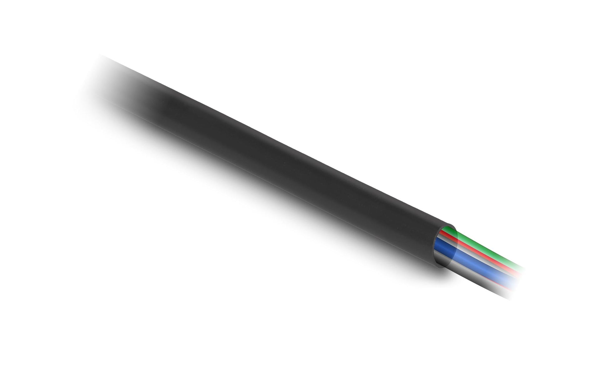 DeLOCK Kabelschlauch Ø 8 mm × 3 m, PVC, elastisch, VW-1 – schwarz