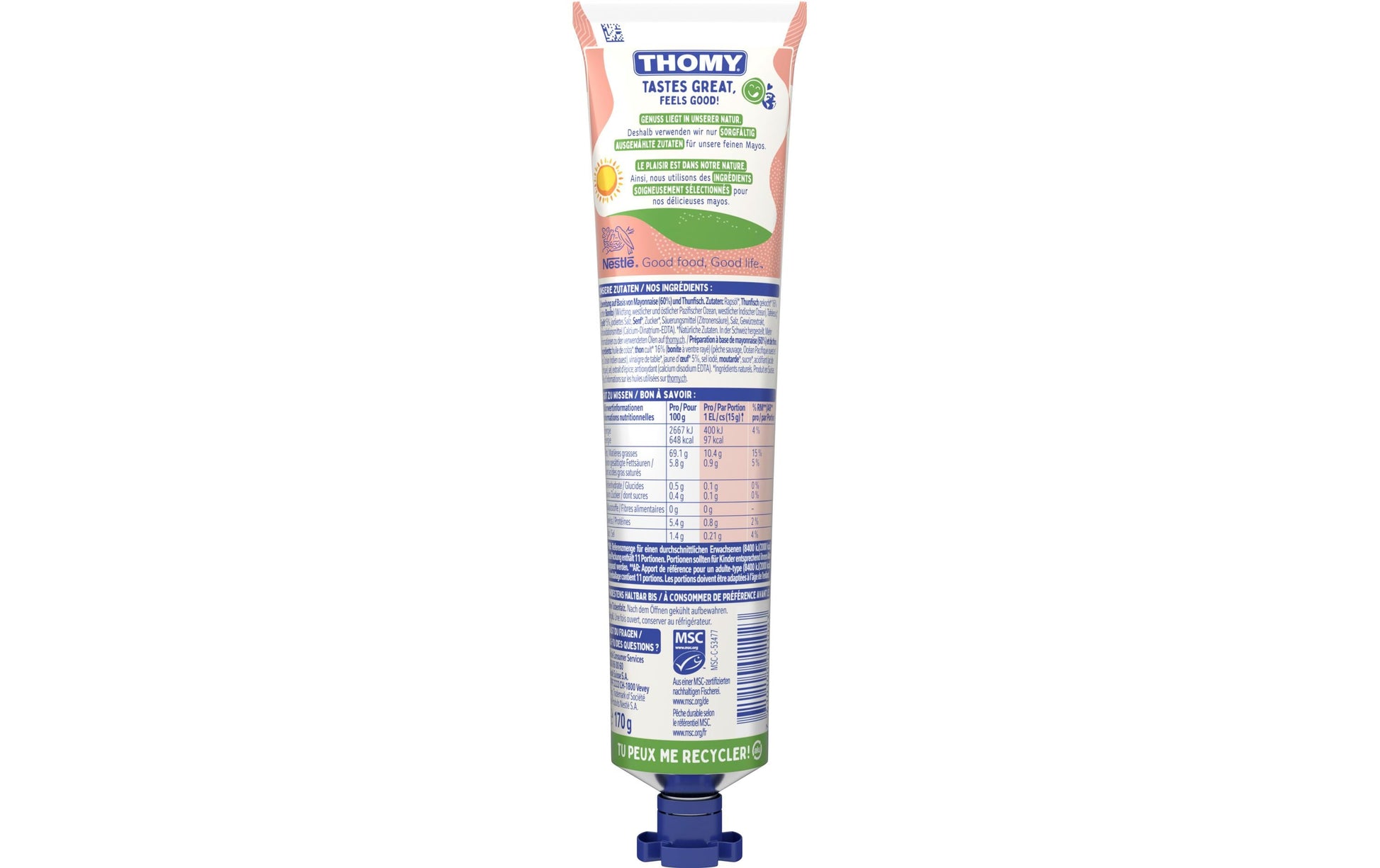THOMY Mayonnaise mit Thunfisch – 170 g