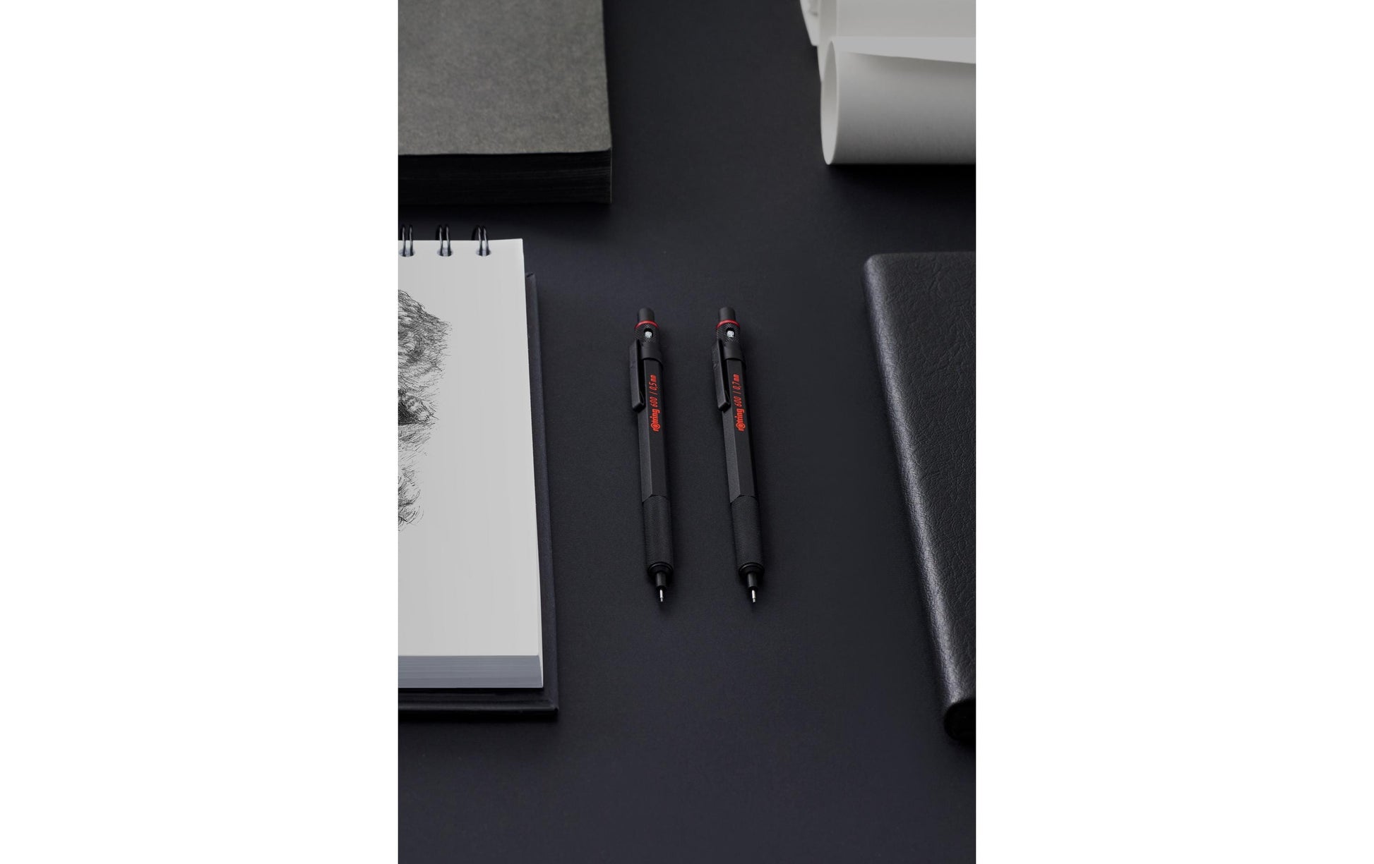 Rotring 1904442 Druckbleistift – 0,7 mm, Metall, Schwarz