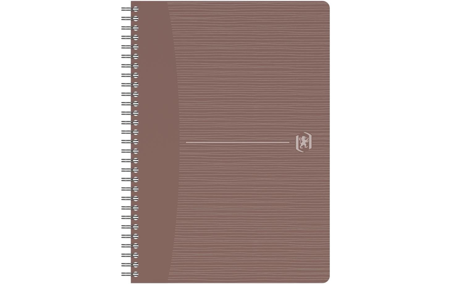 Oxford Collegeblock A5, kariert 5 mm, Spiralbindung, 90 Blatt, 90 g/m² – weiss, für SCRIBZEE App