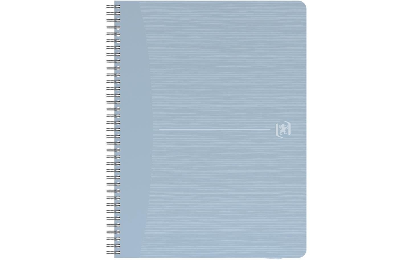 Oxford Spiralheft – A4 – kariert – 90 Blatt – 90 g/m² – Doppelspirale, kompatibel mit SCRIBZEE-App – hellblau