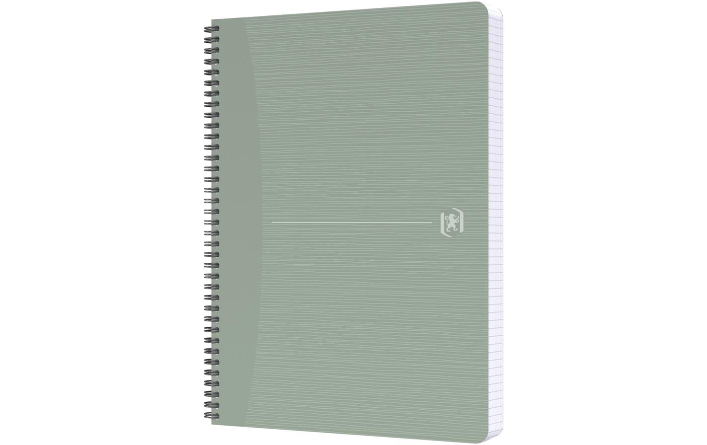 Oxford Spiralbuch – A4 – 90 Blatt – 90 g/m² – Doppelspirale, Kopfzeile, SCRIBZEE-kompatibel, mehrfarbig, PEFC