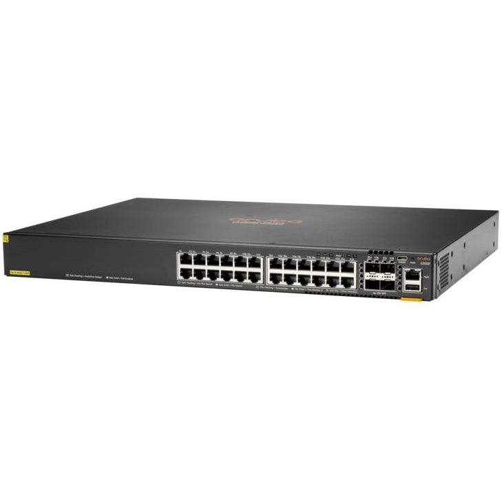 HPE Aruba Networking CX 6200F – Managed L3 Switch – 24× 1G, 4× SFP, 19", 1U