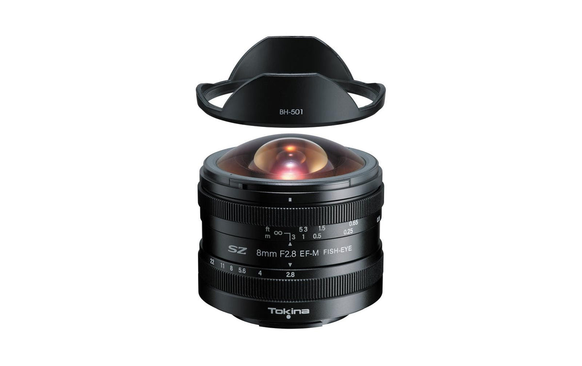 Tokina SZ Fisheye-Objektiv – 8 mm f/2.8, MF, APS-C, 180° – für Canon EOS M