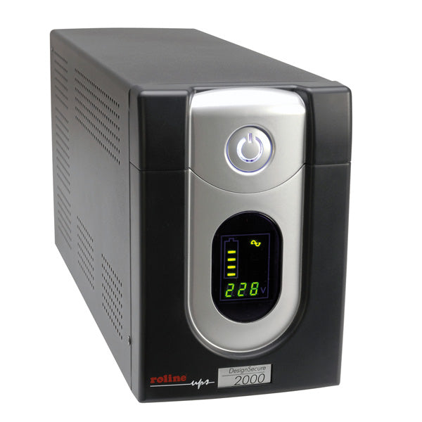ROLINE DesignSecure 1200 USV 1,2 kVA/720 W Line-Interaktiv – Tower – C13×4, Eingang IEC C14