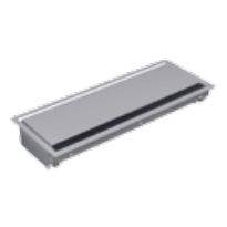 Bachmann Einbaurahmen, 386,5×151 mm – für CONI – grau/silber
