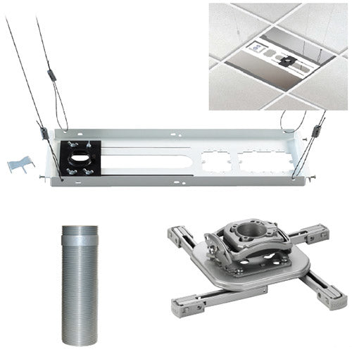 Chief KITMZ006S – Beamer-Deckenhalterung, 11,3 kg, silber