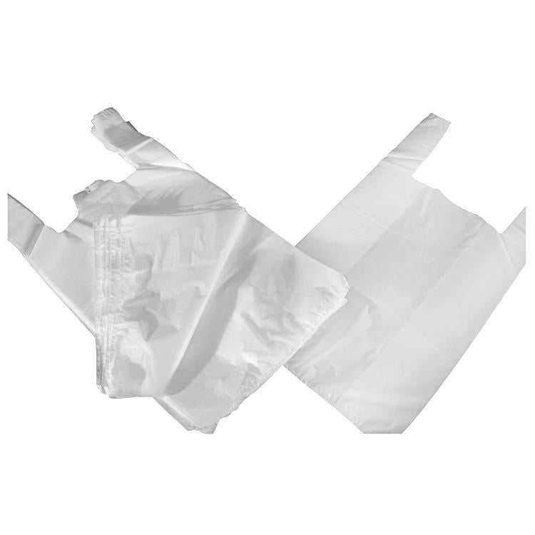 Papstar Ausschnitt-Taschen, HDPE – weiss, 18 µm – 100 Stk.