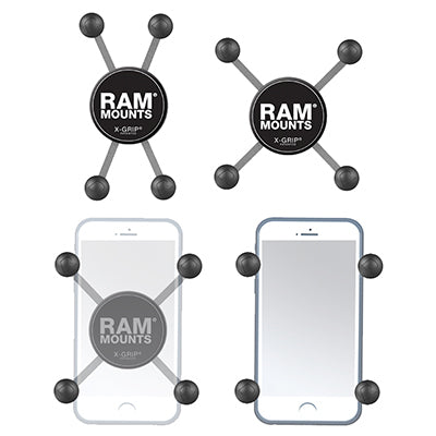 RAM Mounts Universal X-Grip Halterung – Auto-Halterung – für RAMMOUNT-System – 47,6–82,6 mm – Schwarz