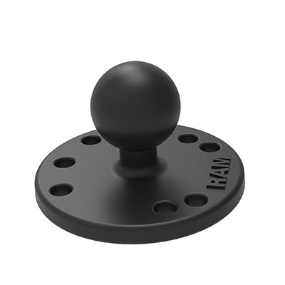 RAM Mounts RAM-B-202U – Montagebasis (rund), 1 Ball – für RAM Mount Systeme, Schwarz