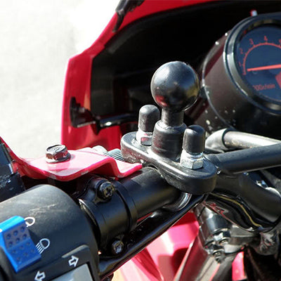 RAM Mounts U-Bolzen-Basis, Lenker – 1" Kugel – für RAMMOUNT-System – Schwarz, Aluminium