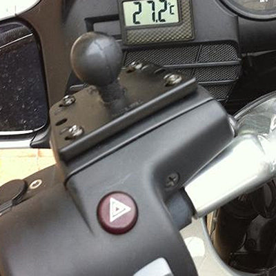 RAM Mounts Basis, 1" Kugel – für Bremsflüssigkeitsbehälter-Deckel, Aluminium/Gummi, Schwarz