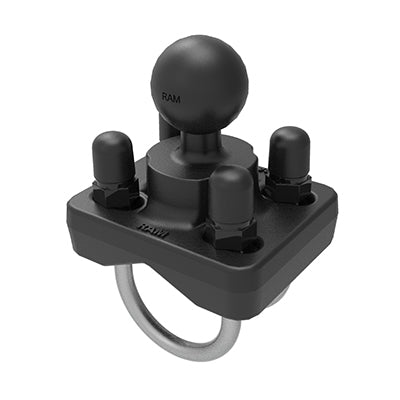 RAM Mounts RAM-B-235U – U-Bolt Montage-Basis, 1 Ball, modular erweiterbar, für Lenker, schwarz