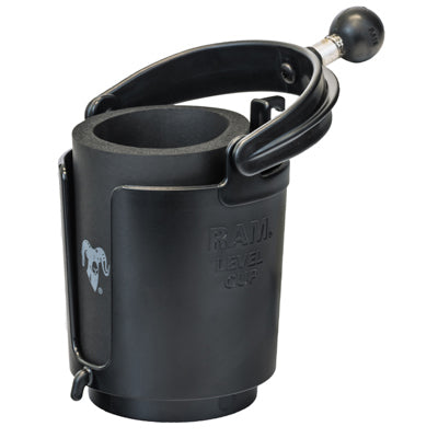 RAM Mounts Getränkehalter – Top-Halterung, Clip-Befestigung – für RAMMOUNT-System – schwarz – Kunststoff