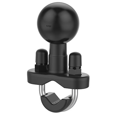 RAM Mounts RAM-231U – U-Bügel-Adapter mit 1,5" Kugel, Aluminium, Schwarz