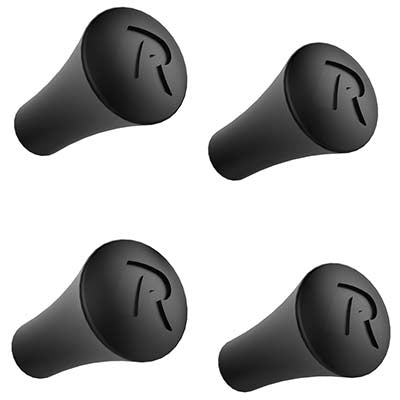 RAM Mounts Montagezubehör (Post Caps) – für RAM X-GRIP Halterungen – 4er-Set – Schwarz, Kunststoff