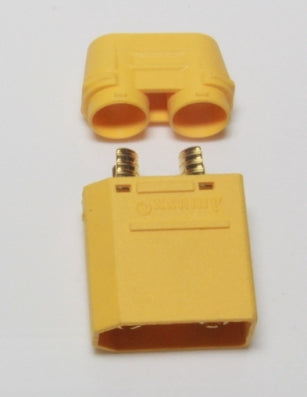 EP Product XT90-S Stecker, 2 Stk., mit Kabelschutz – Gelb