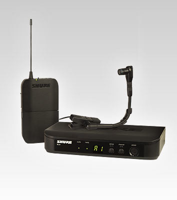 Shure BLX14E/B98-M17 – Mikrofon-Set, Funk & XLR, Niere, Kondensator, Instrumente