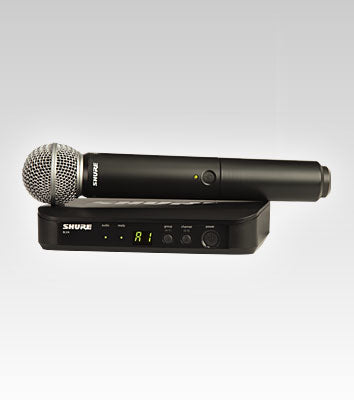 Shure BLX24E/SM58-M17 – Mikrofon-Set, XLR, Niere, Dynamisch