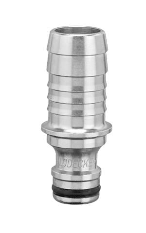Alba-Krapf Kupplungsnippel – 19 mm (3/4"), Messing, Silber, 16 bar