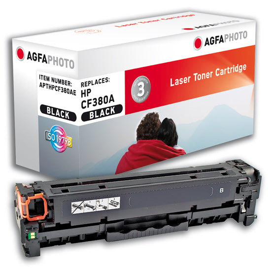 AgfaPhoto CF380A Schwarz Toner – Kompatibel – 2'400 Seiten – für HP