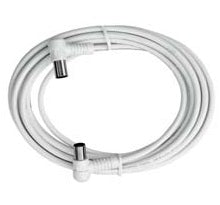 Axing Koax-Antennenkabel (IEC) – 7,5 m – Weiss