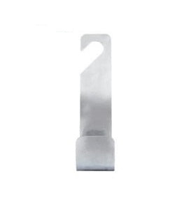 Alba-Krapf Wandschlauchhalter – silber, verzinkt, B 80 × H 300 × T 100 mm, für Wasserhähne
