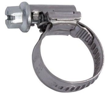 Alba-Krapf Schlauchklemme (Schneckengetriebe) – Spannbereich 12–22 mm, Stahl, verzinkt