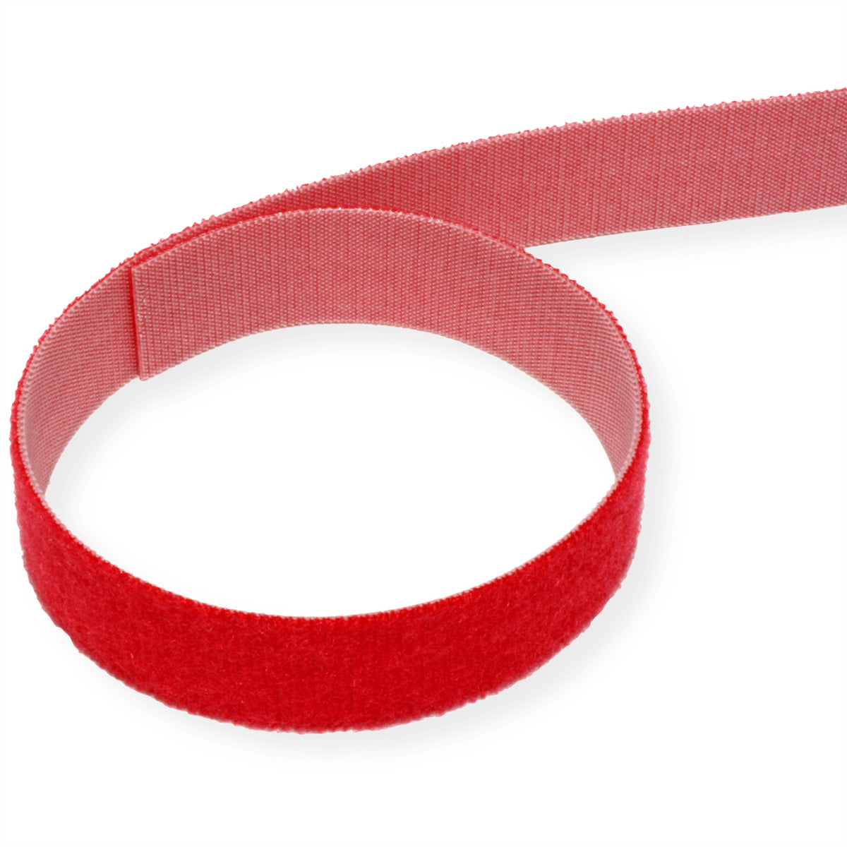 Velcro Klettbandrolle, 20 mm × 25 m, Rot