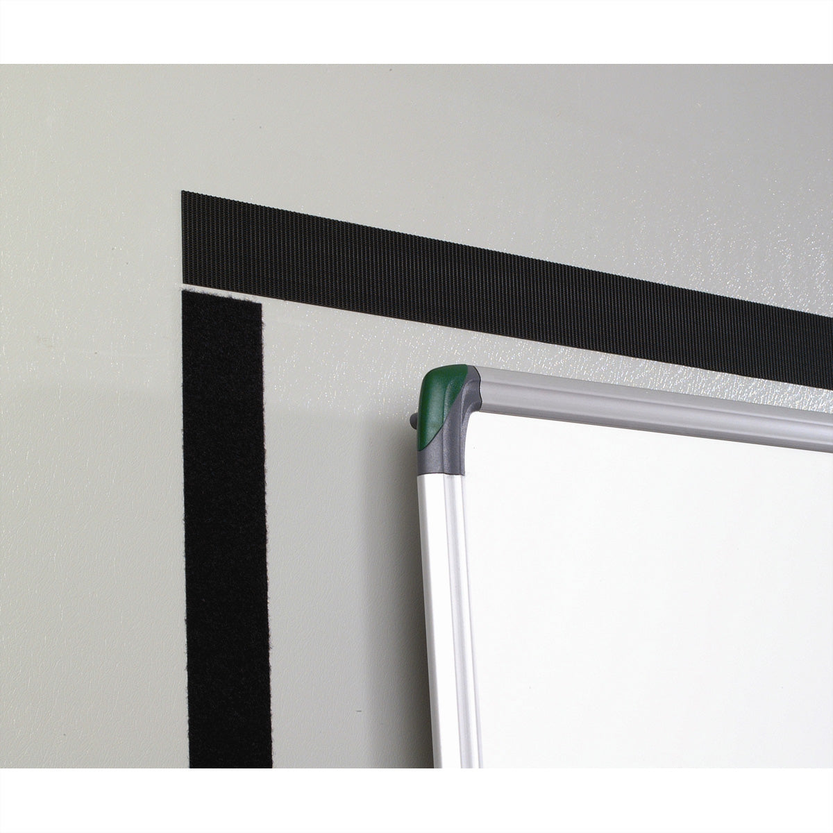 Velcro Klettband extra stark – 50 mm × 5 m, schwarz, selbstklebend, Innen & Aussen, 1 Stk.