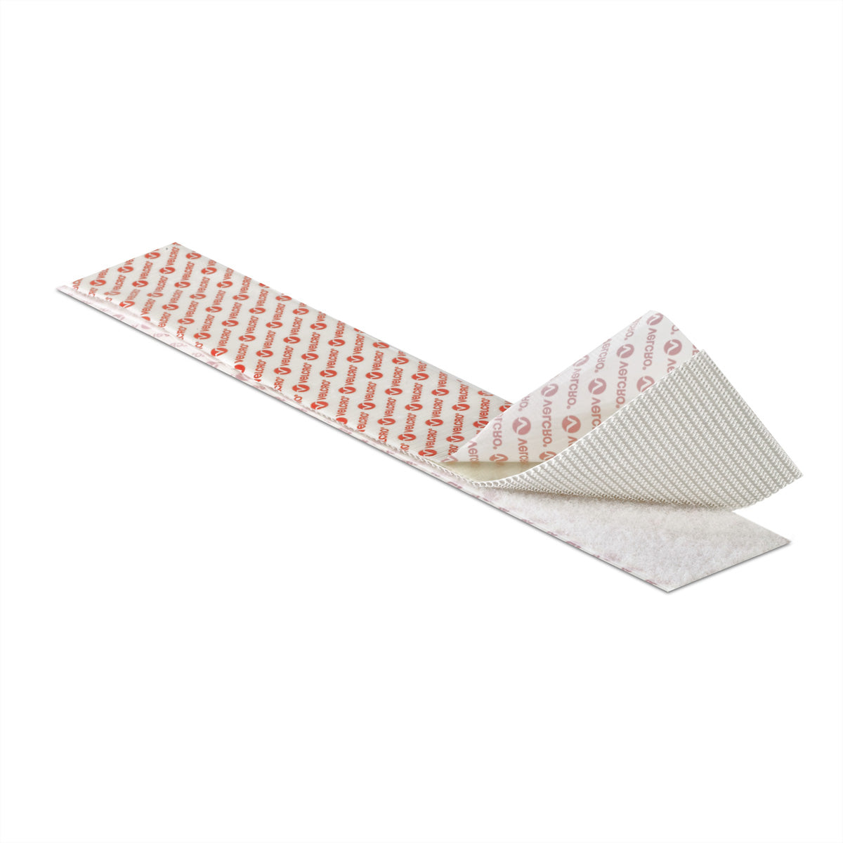Velcro Klettband extra stark – 50 mm × 5 m, weiss, selbstklebend, 1 Stk.