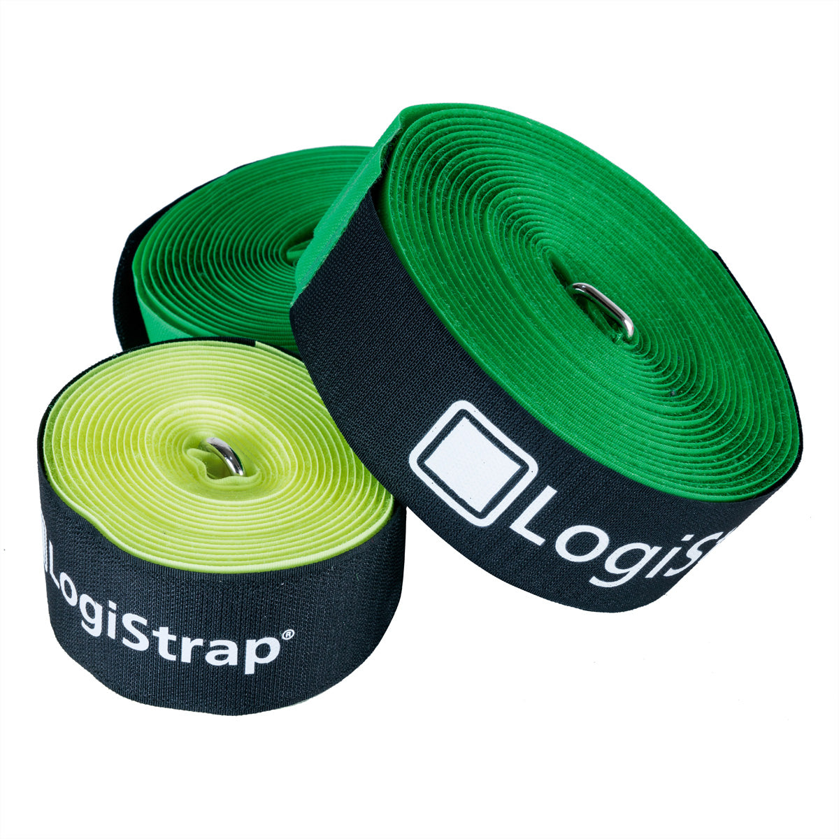 Velcro Schnur – 6 m, Polyamid, grün, 2 Stück