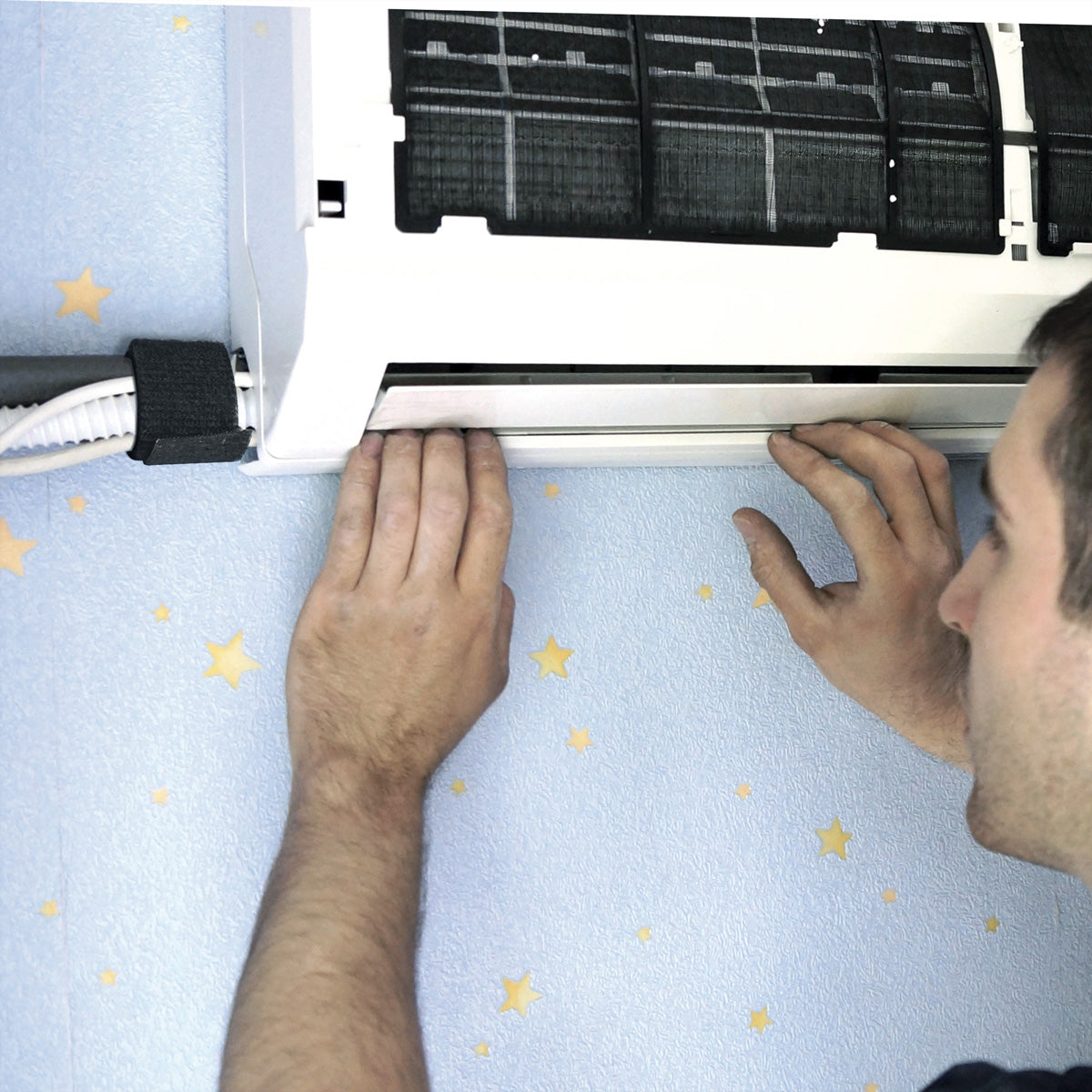 Velcro Gummibänder – 16 × 25'000 mm, Schwarz, Polypropylen, 218 g