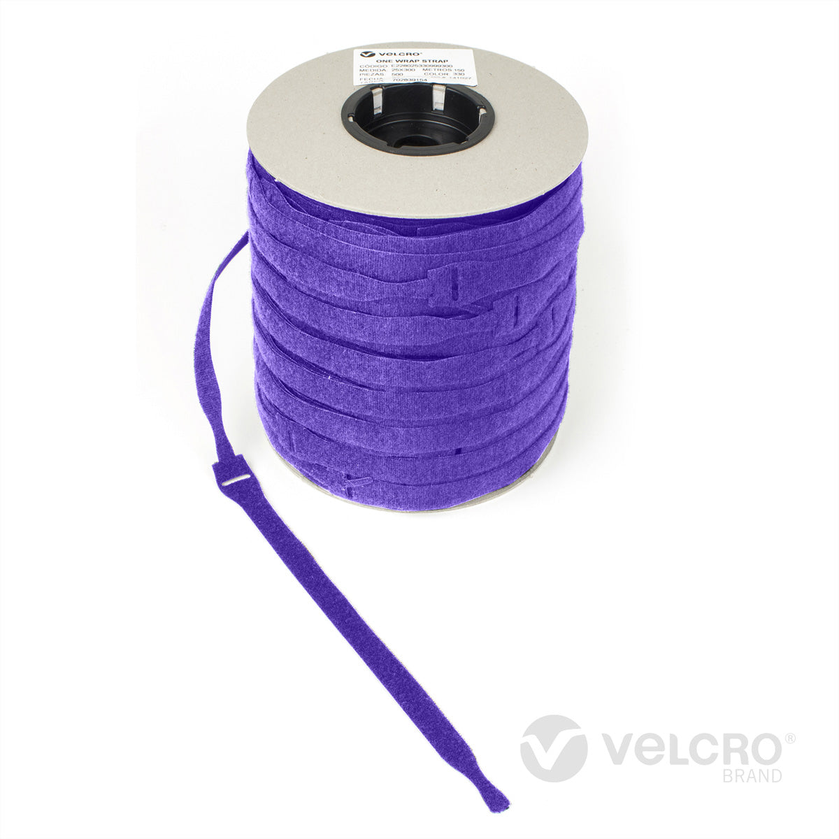 Velcro Schnur – 0,2 m, PP, violett, 750 Stück