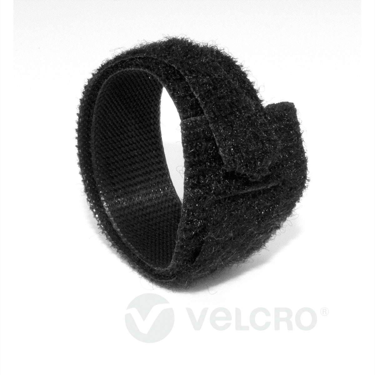 Velcro Gummibänder – 25 × 300 mm, Schwarz, Polypropylen, 290 g