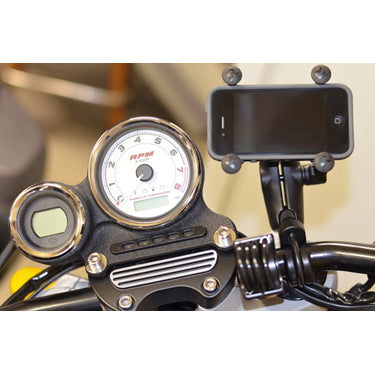 RAM Mounts Universal X-Grip – Fahrrad-/Motorrad-Halterung – Lenker, für Android/iOS – Schwarz