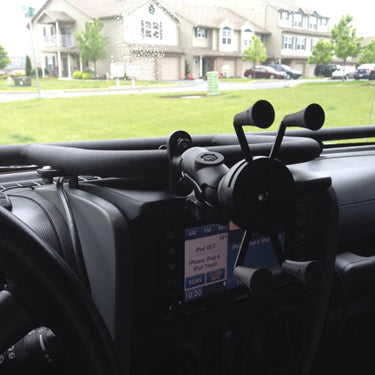 RAM Mounts Universal X-Grip – Fahrrad-/Motorrad-Halterung – Lenker, für Android/iOS – Schwarz