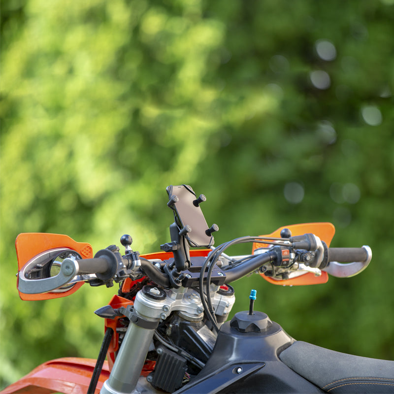 RAM Mounts Universal X-Grip – Fahrrad-/Motorrad-Halterung – Lenker, für Android/iOS – Schwarz