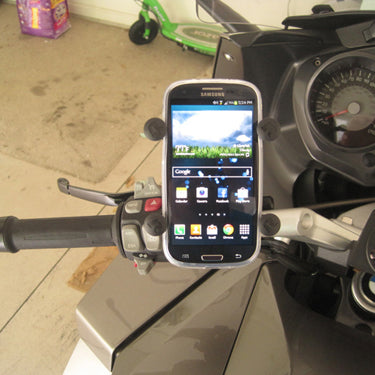 RAM Mounts Universal X-Grip – Fahrrad-/Motorrad-Halterung – Lenker, für Android/iOS – Schwarz
