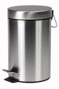 Vepa Bins Treteimer – 3 l – Edelstahl, rund – mit Innenkübel